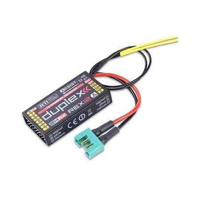 Jeti External Rf Module JETI DUPLEX EX R12 REX Assist 2.4GHz Receiver w/Telemetry, Stabilizati ...
