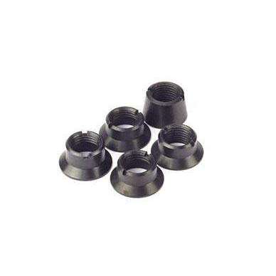 Jeti Transmitter Replacement Switch Nuts Black DC (4/1) DNRS