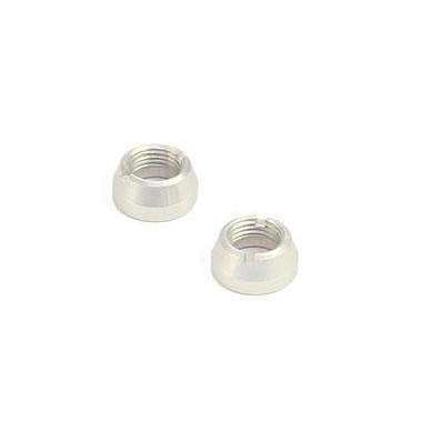 Jeti Transmitter Replacement Switch Nuts DS-16 Top (2) Silver