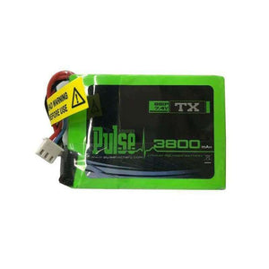 Pulse 3800mAh Transmitter 7.4V 2S Lipo Battery for FrSky QX7 & Spektrum DX7S/DX8/DX9
