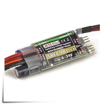 Jeti Voltage Regulator SBEC 30 D 5-8V/30A (2-16S) w/Telemetry Expander